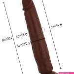 King Kong 10 inch Sliding Skin Lifelike Realistic Dildo Real Skin