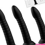 Threaded Simulation Transparent Crystal Dildo Anal Plug