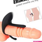Prostate Massager Anal Butt Plug Penis Cock Ring Sex Toys For Men Women Gay USA