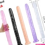 45cm Super Long Realistic Penis Strap On Dildos With Suction Cup