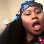 Ebony Big Tits Sucking Dildo