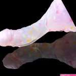 XL Fantasy Dildo Ice Crystal Base with Large Suction Cup Free Hands Sex Toy Dildo Anal Plug for FemaleMale Pleasure