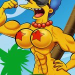 THE SIMPSONS MUSCLE MARGE by Sexfire