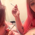 Milf BBW Smoke While Giving Head