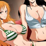 Porn comic Nami and Robin Comic. Phil96art Sex comic hot friends were