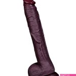 12 Inch Realistic BBC Big Black Long Dildo