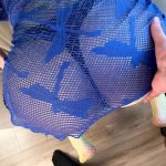 Paid the Courier with a Blowjob and Allowed her to Cum in Herself