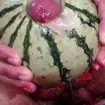Fucking a watermelon- The best fruit to fuck
