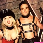 Kaley Cuoco and Johnny Galecki Get Crazy in Behind-the-Scenes Photo from The Big Bang Theory