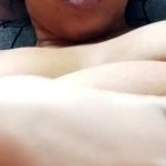 Rubbing my black pussy mmmm