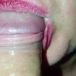 Blowjob Cum in Mouth Close Up from a Lustful Stepmom