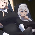 Futa nun masturbation