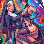 Lesbian Domination Art Prints for Sale