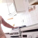 Naughty Kitchen Fun with Big Tit BBW Star