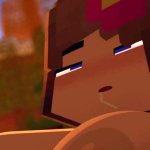 Creeper sneaks up on Jennys Minecraft cunny