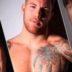 El musculoso y atractivo entrenador personal Philippe S posa en calzones