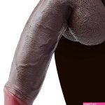 : 12.6 Inch Black Huge Dildo Realistic Big Dildo Soft Skin-Like Dildos with Strong Suction Cup G Spot Anal Dildos Hands-Free Sex Toys for Women Couple Gay Black : Health Household