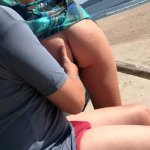 She loves doing anal in public on the beach