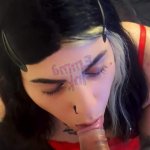 Blow-Job princess does fellate and receives milk in her throat