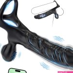 Strap on Dildo Double Penetration-Cock Penis-Ring Vibrator-Anal-Plug Men-Sex-Toy