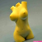 : Womeet Estatua de mujer desnuda escultura de busto de niña blanca yeso figura de arte femenina desnuda adornos de mesa decoracin de mesa para sala de estar comedor escritorio regalo hecho
