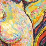 Two Nudes obverse by Ernst Ludwig Kirchner