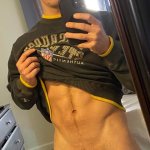 Sexy stud with a boner
