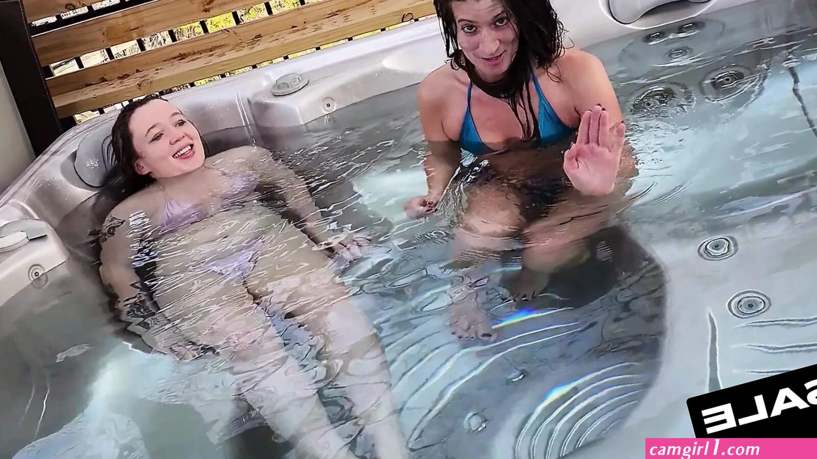 Hot tub dildo (photos)