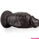 8 Ultra Black Thick Anal Dildo