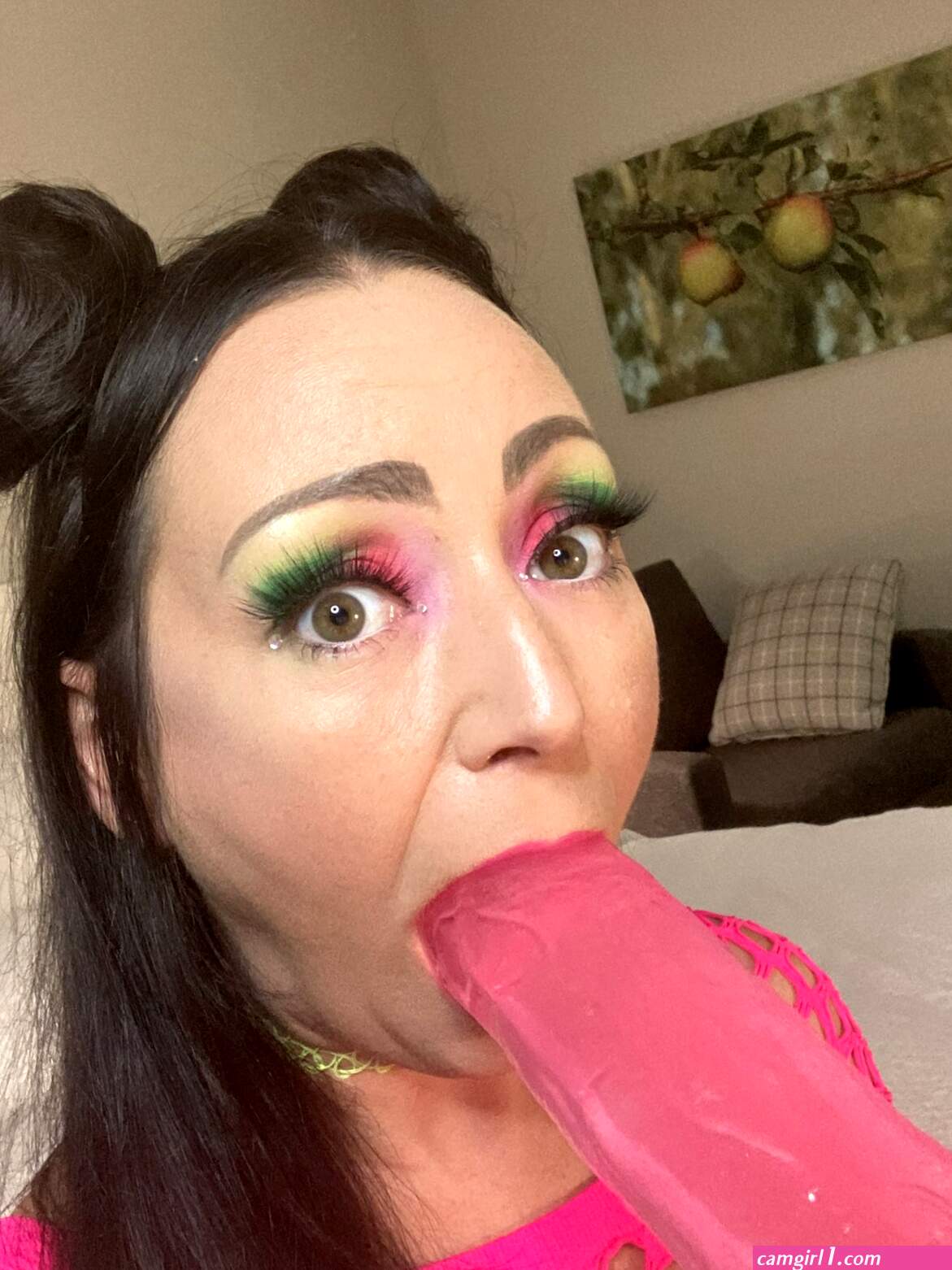 Big dildo in mouth (photos)