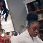 Ebony secretary fucks her hot black boss